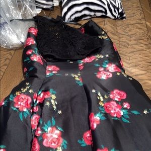 2 piece mermaid prom dress